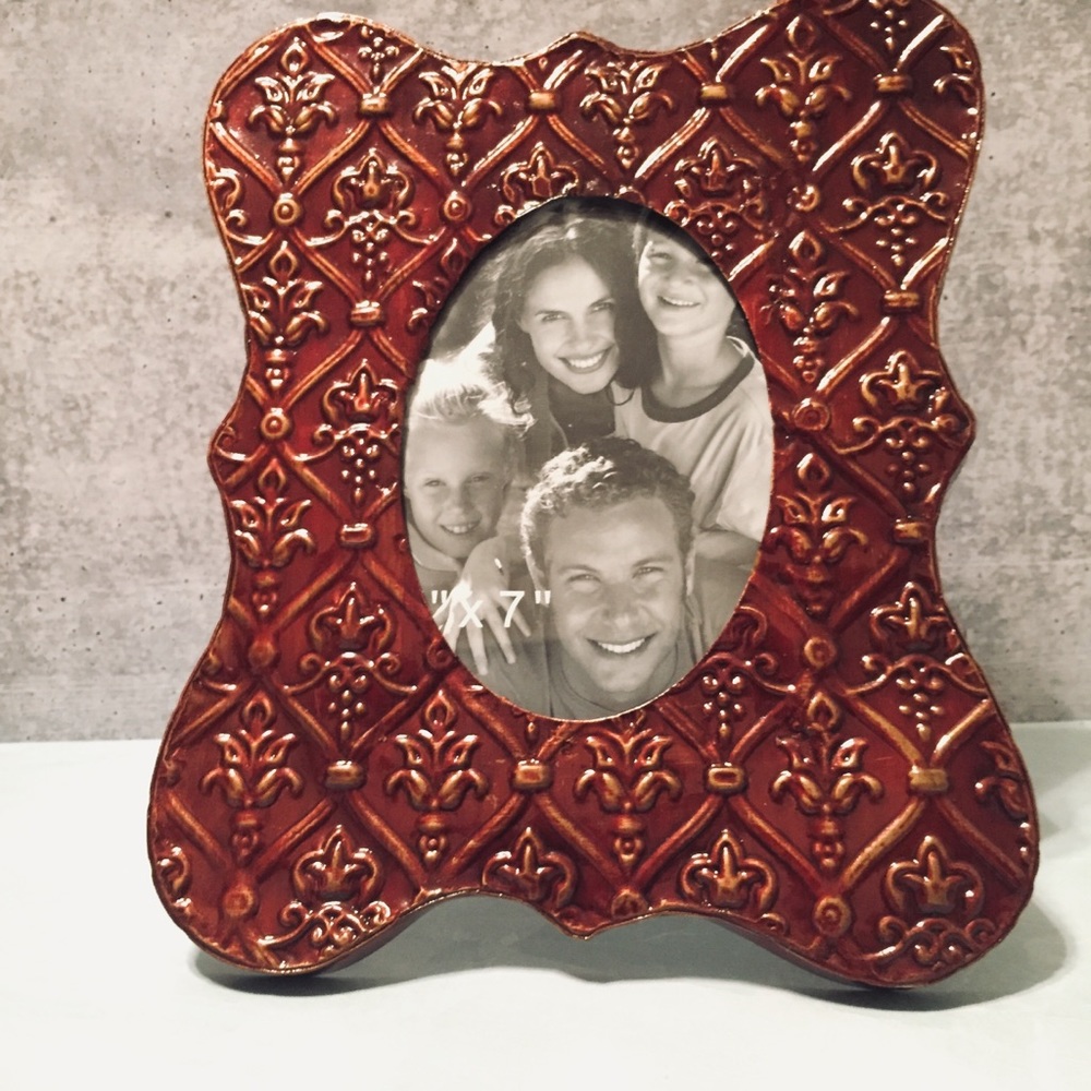 Fleur de Lis Photo Frame 5” x 7” photo